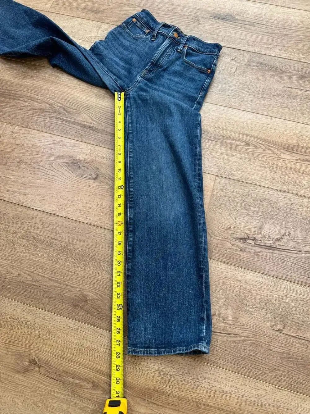 Madewell Perfect Vintage Wide-Leg Jeans Women’s 26 High Rise Dark Wash